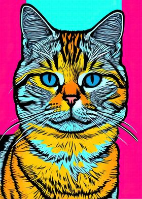Pop Art Cat 12