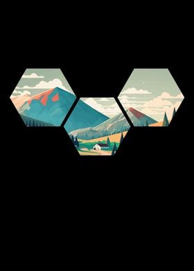 Mountain Geometry Hexagon