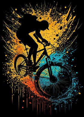 Bicycle Splash Art