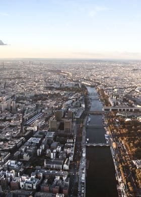 Paris from the sky