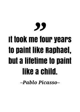 Pablo Picasso quote