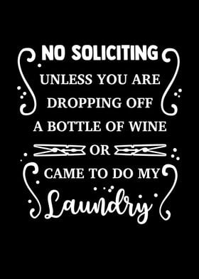 No soliciting