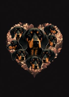  Black and Tan Coonhound 