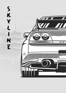 Nissan skyline R33