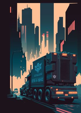 Cyberpunk Truck