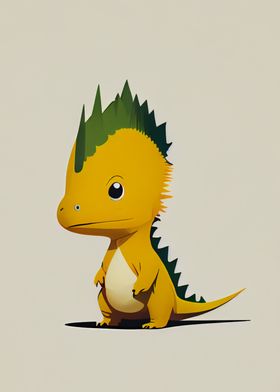 Tiny baby dinosaur