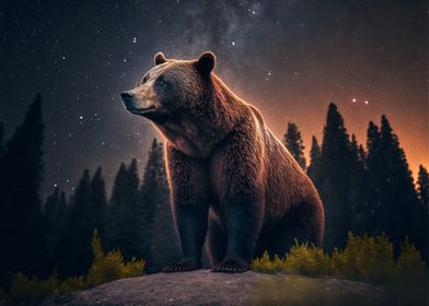 bear in the forest