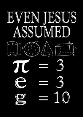 Funny Jesus Engineer Math