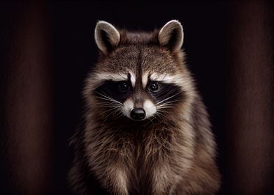 cute raccoon