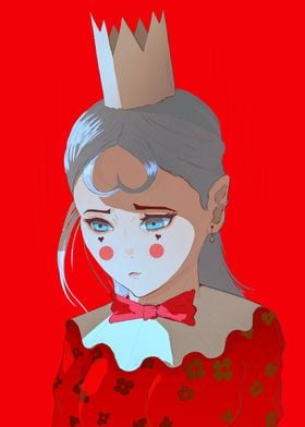 Sad clown