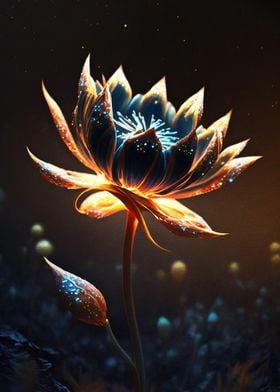 Flower alien planet