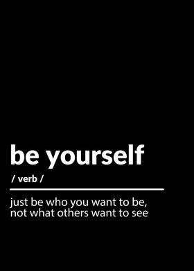 be yourself motivational