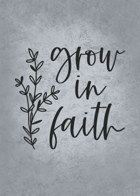 Grow In Faith