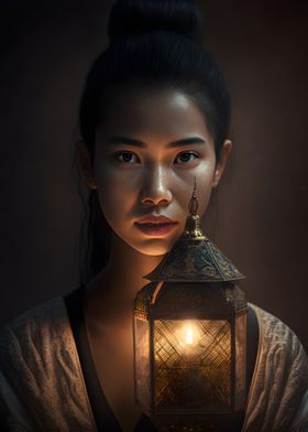 Portrait Asian Lantern