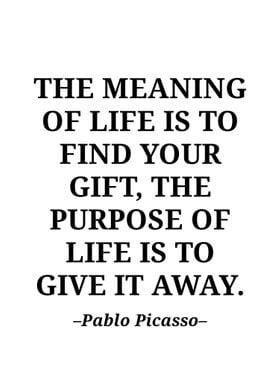 Pablo Picasso quote