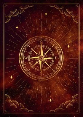 Tarot Star compass