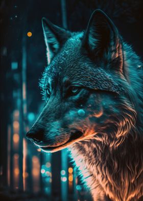 A Nightlife wolf