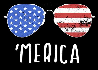 MERICA Sunglasses  Funny 