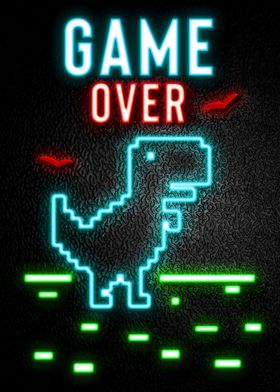 Neon Gaming Poster