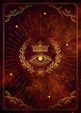 Tarot Eye of the King