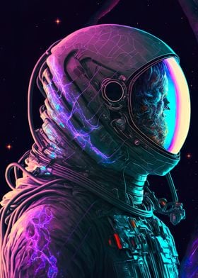 Neon Spaceman