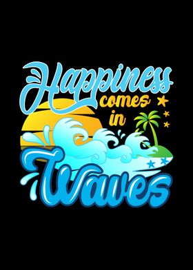 Happiness comes in waves