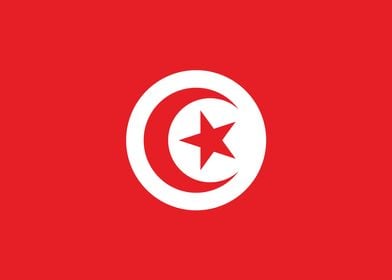 Tunisian Flag of Tunisia