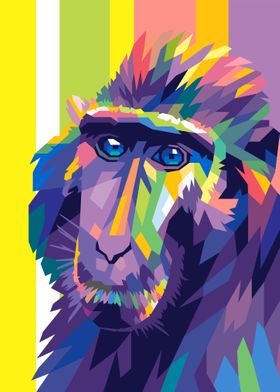 Monkey Popart