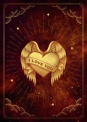 Tarot the winged heart