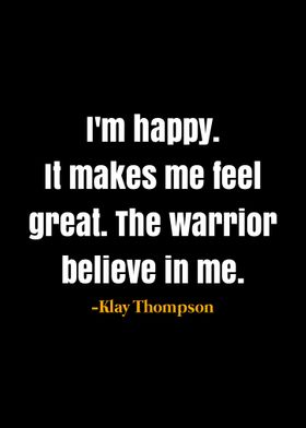 Klay Thompson quote 