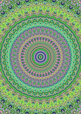 Colorful Vibrant Mandala