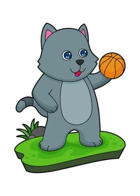 Cat Basketball Sports