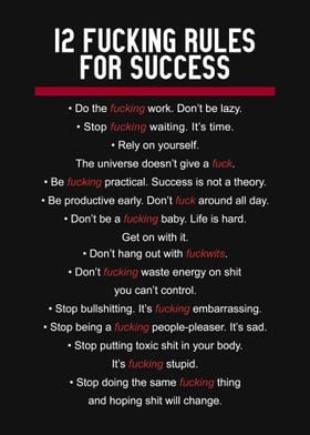 12 Rules For Success