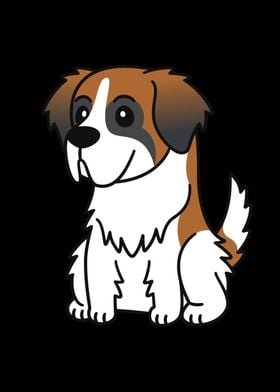 Saint Bernard Cartoon 