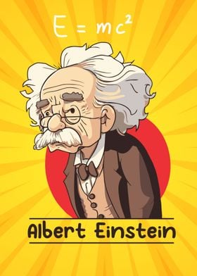 Albert Einstein Cartoon