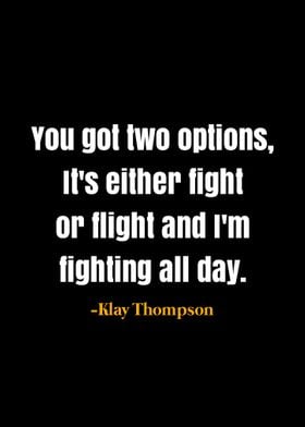 Klay Thompson quote 