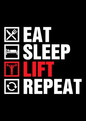 Eat Sleep Lift Repeat