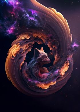 Starry Nebula Fox