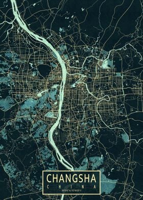 Changsha City Map Summer