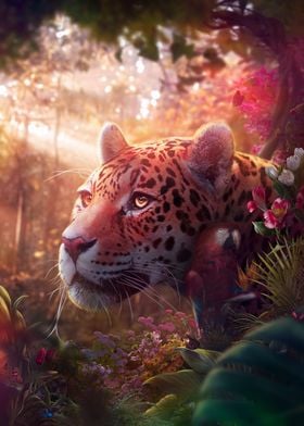 Floral Jaguar