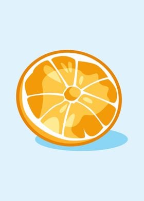Orange Fruits Vector