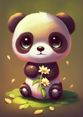 Cute little panda