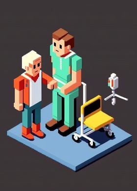 Physical Therapy Pixel Art