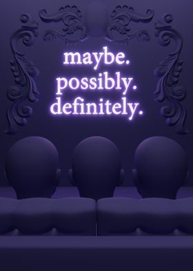 Possibly Violet 3D Quote