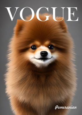 Pomeranian Dogs Poster