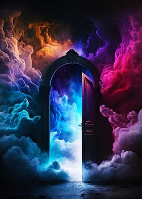 Colorful Magic Door