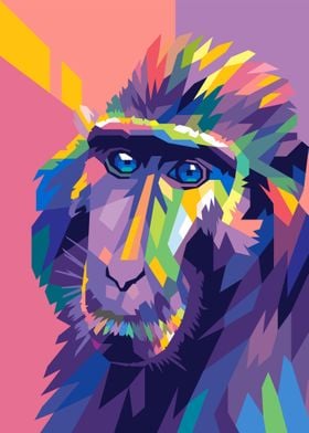 Monkey Popart