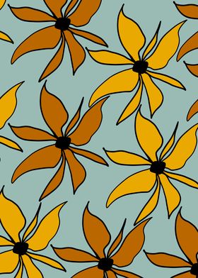 Abstract Florals 1a