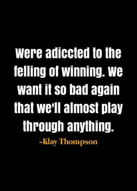 Klay Thompson quote 