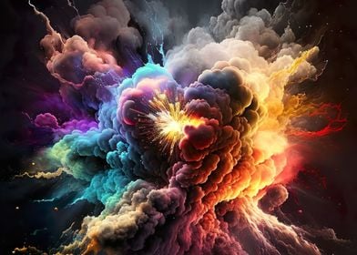 Smoke of colors
